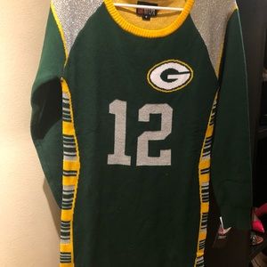 NWT Green Bay Packers Sweater Dress